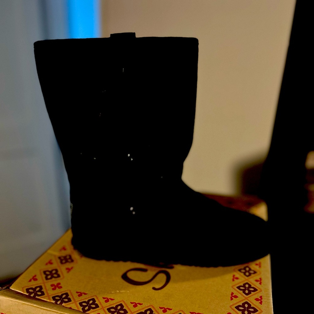Black Suede Boots